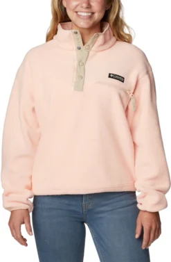 Columbia Helvetia Cropped Half-Snap Fleece Pullover - Women's -Columbia Sales Shop 05bed690 e497 4cf4 867a 0aef05d4cbfd