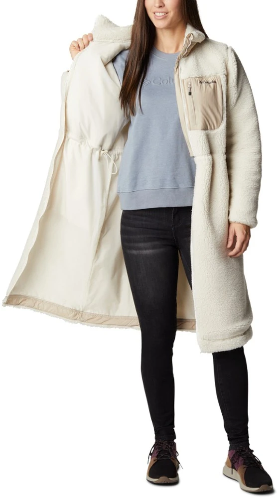 Chalk/Ancient Fossil - Columbia Archer Ridge Long Fleece Jacket - Women's Columbia Archer Ridge Long Fleece Jacket - Women's -Columbia Sales Shop 12bce4a6 59f3 43ff 8e5b 26b314c37e54