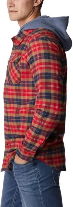 Columbia Flare Gun Flannel Hoodie - Men's -Columbia Sales Shop 1a48cc93 af7d 4864 9eb3 19c5ec7cce3f