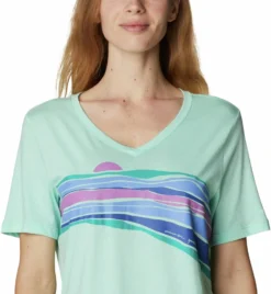 Columbia Bluebird Day Relaxed V-Neck Shirt - Women's -Columbia Sales Shop 3484162f 9d72 41f7 916c 4eddeb0a999f