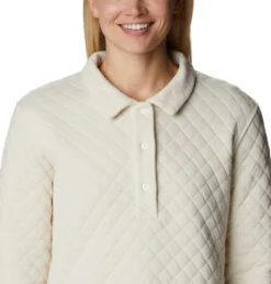 Columbia Lodge Quilted Polo Sweatshirt - Women's -Columbia Sales Shop 3ed1be43 cac5 49af a75f a395d16aedda
