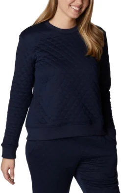 Columbia Lodge Quilted Crew Sweatshirt - Women's -Columbia Sales Shop 42821d90 2a40 456f 89db 3a9e180ec6b3