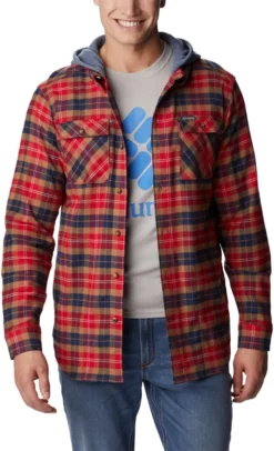 Columbia Flare Gun Flannel Hoodie - Men's -Columbia Sales Shop 4d189dbd b83d 44c6 94b4 0ce58d469417