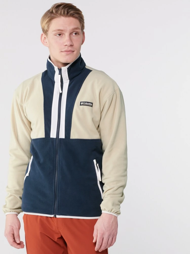 Ancient Fossil/Collegiate Navy - Columbia Back Bowl Lightweight Fleece Jacket - Men's Columbia Back Bowl Lightweight Fleece Jacket - Men's -Columbia Sales Shop 525453d9 7644 4d3d a48d b893a0246754
