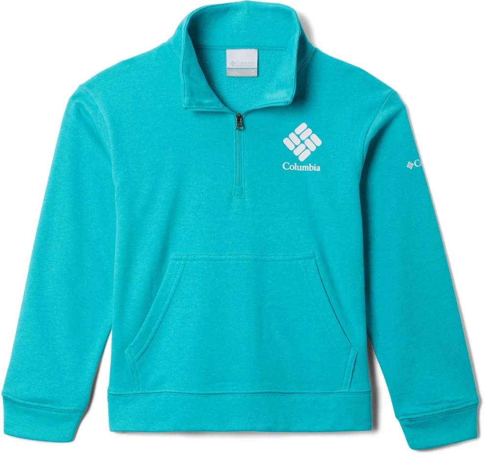Bright Aqua - Columbia Trek French Terry Half-Zip Pullover - Girls' Columbia Trek French Terry Half-Zip Pullover - Girls' -Columbia Sales Shop 5493bdf3 63c5 44cd 9f72 b68fc57e6bf4