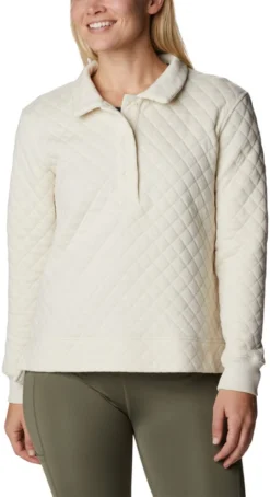 Columbia Lodge Quilted Polo Sweatshirt - Women's