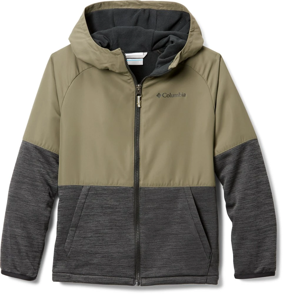 Stone Green, Black Heather - Columbia Out-Shield Dry Full-Zip Fleece Jacket - Boys' Columbia Out-Shield Dry Full-Zip Fleece Jacket - Boys' -Columbia Sales Shop 689b3efb 020e 4a26 977c cc14d94fbdba