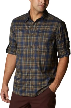 Columbia Silver Ridge Utility Lite Plaid Long-Sleeve Shirt - Men's -Columbia Sales Shop 6cad65ed 39d9 4d10 8dfa a20a52aa6b6f