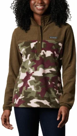 Columbia Benton Springs Print Half-Snap Pullover - Women's -Columbia Sales Shop 72397eb4 1771 46c9 ab22 733bd5467e96