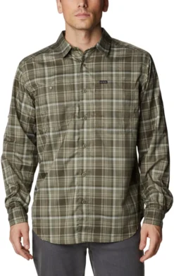 Columbia Silver Ridge Utility Lite Plaid Long-Sleeve Shirt - Men's -Columbia Sales Shop 79b86755 48eb 4f80 8787 4683ab949e55
