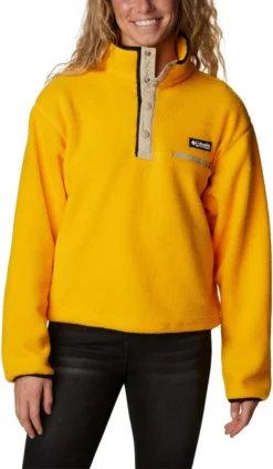 Columbia Helvetia Cropped Half-Snap Fleece Pullover - Women's -Columbia Sales Shop f564f2f2 c7fe 476d be05 8be5518cc523