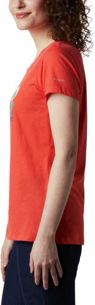 Bright Poppy Heather/Be Free - Columbia Hidden Lake Crew T-Shirt - Women's Columbia Hidden Lake Crew T-Shirt - Women's -Columbia Sales Shop fd73da76 6135 46ad 8d39 96e0ef286148